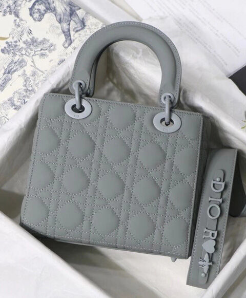 Christian Dior Lady Dior My Abcdior Bag Grey